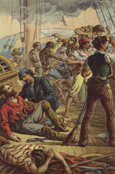 Garibaldi blessé à bord du Scano Pilla - English School